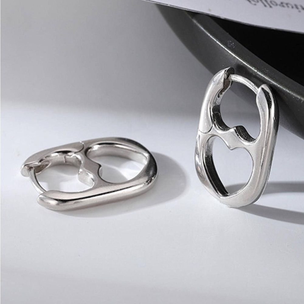 Heart hoop Earrings N1800